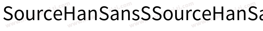 SourceHanSansSSourceHanSansSC Mediu字体转换